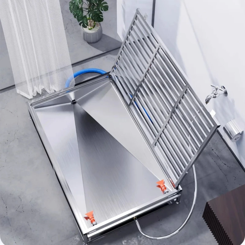 Stainless steel dog toilet, automatic flush sewer, pet dog urinal