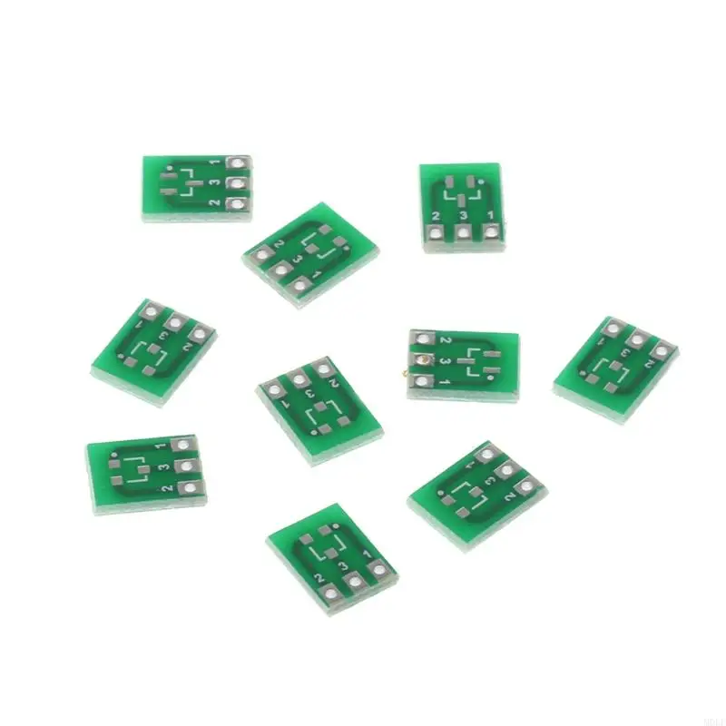 MOLF 10 Pcs 양면 SOT23-3-DIP SIP3 어댑터 PCB 보드 DIY 변환기