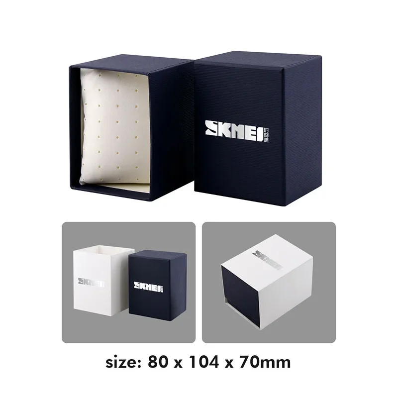 Skmei  Girlfriend Or Boyfriend Original Gift Box Metal Box And Carton With Skmei Brand Watch Box For Friend Kids