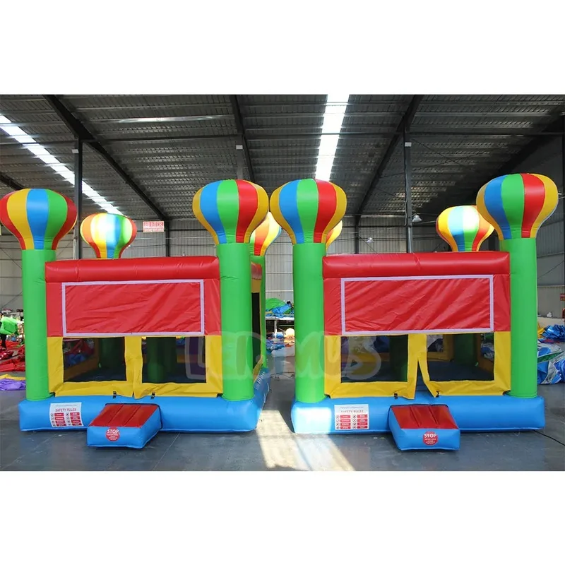 Hot Air Balloon Theme Inflatable Bounce House Kids Inflatable Jumping Bouncy Castle for Party Rental Backyard Birthday Events