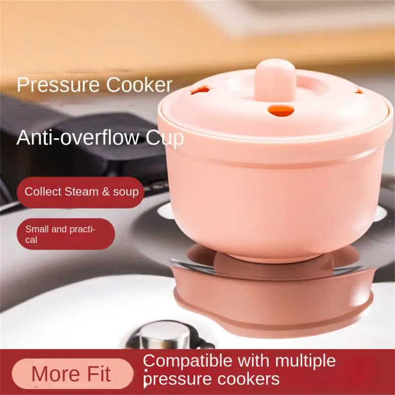 1/3/5PCS Press Cooker Artifact Small Practical Food Grade Kitchen Storage Cleaning Anti-overflow Cup Really Anti-overflow