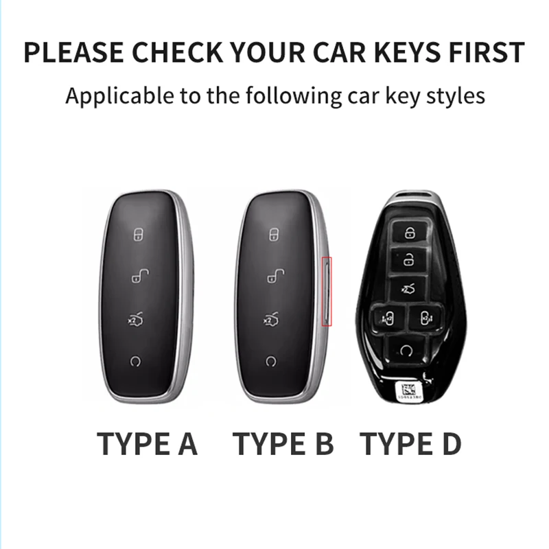Car Key Case Cover For DENZA D9 Z9 DM EV GT N7 N9 N8 DM Cars Remote Key Case Cover Shell Anti-Scratch Decorative Car Accessories