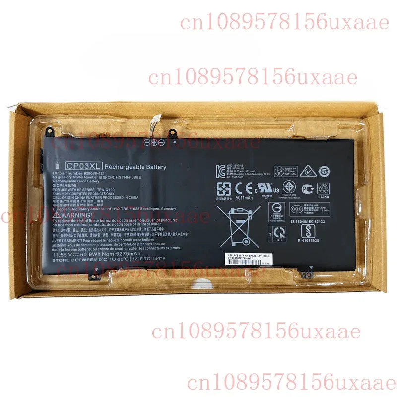 

Genuine CP03XL Battery for HP Spectre x360 13-ae000 929066 -421 HSTNN-LB8E 60.9WH XMSJ