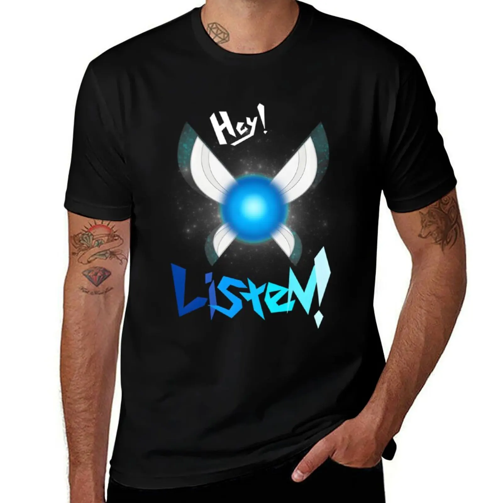 

Hey! Listen! T-Shirt essential t shirt t shirts for man graphic tees man graphic t shirt T-Shirt