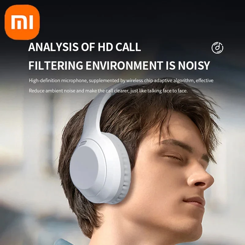 Xiaomi DR10 Wireless Headphones Bluetooth5.3 Earphones Foldable Earbuds 40mm Driver Game Music Over Ear Stereo Headset With Mic