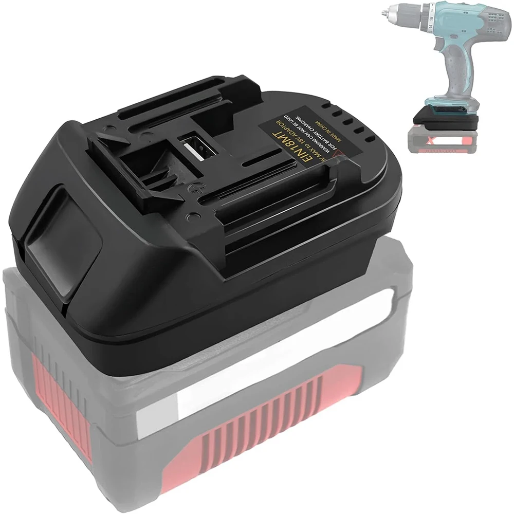 Adapter Converter for Dewalt/Milwaukee/Bosch/Einhell 18V Li-ion battery,for Parkside X20V Battery,Use for Makita 18V Li-ion Tool