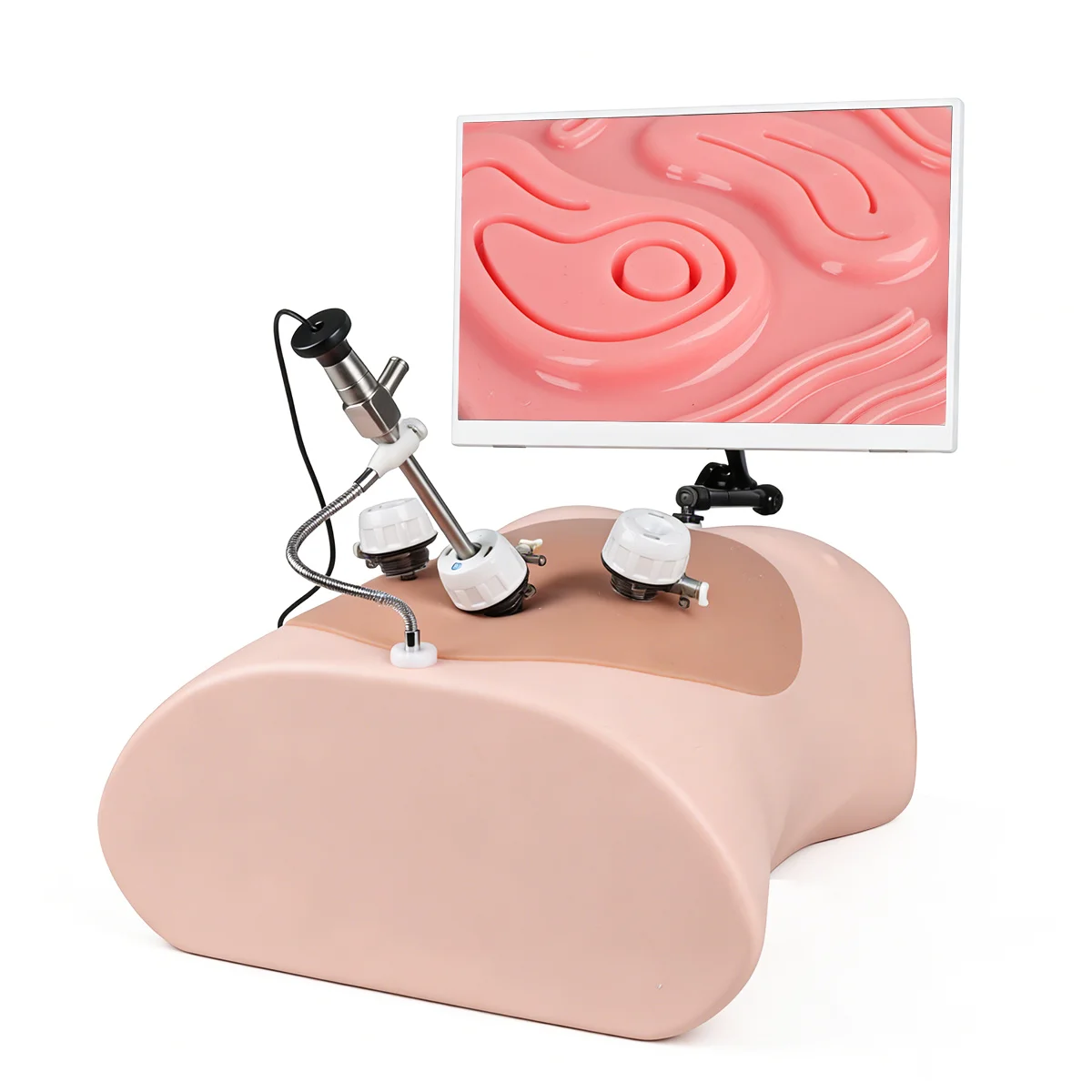 New Laparoscopic Trainer Box Set Laparoscopy Simulator Abdominal Box With Endoscope Camera With Screen For Medical Students