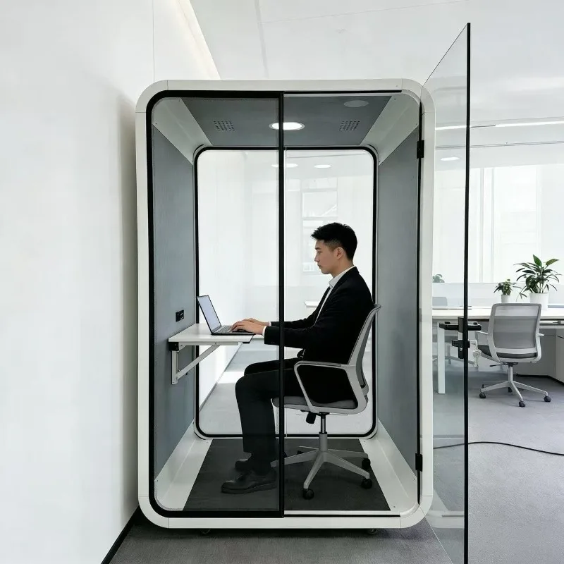Portable Soundproof Booth for Recording Studio, Voice Isolation Pod for Home Music Vocals, Vocal Booth for Audio Production