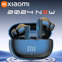 Xiaomi 2024 Original Wireless Bluetooth Earphones TWS Sports Headphones Earbuds Dual HD Mic Headset LED Display Gaming Earphones