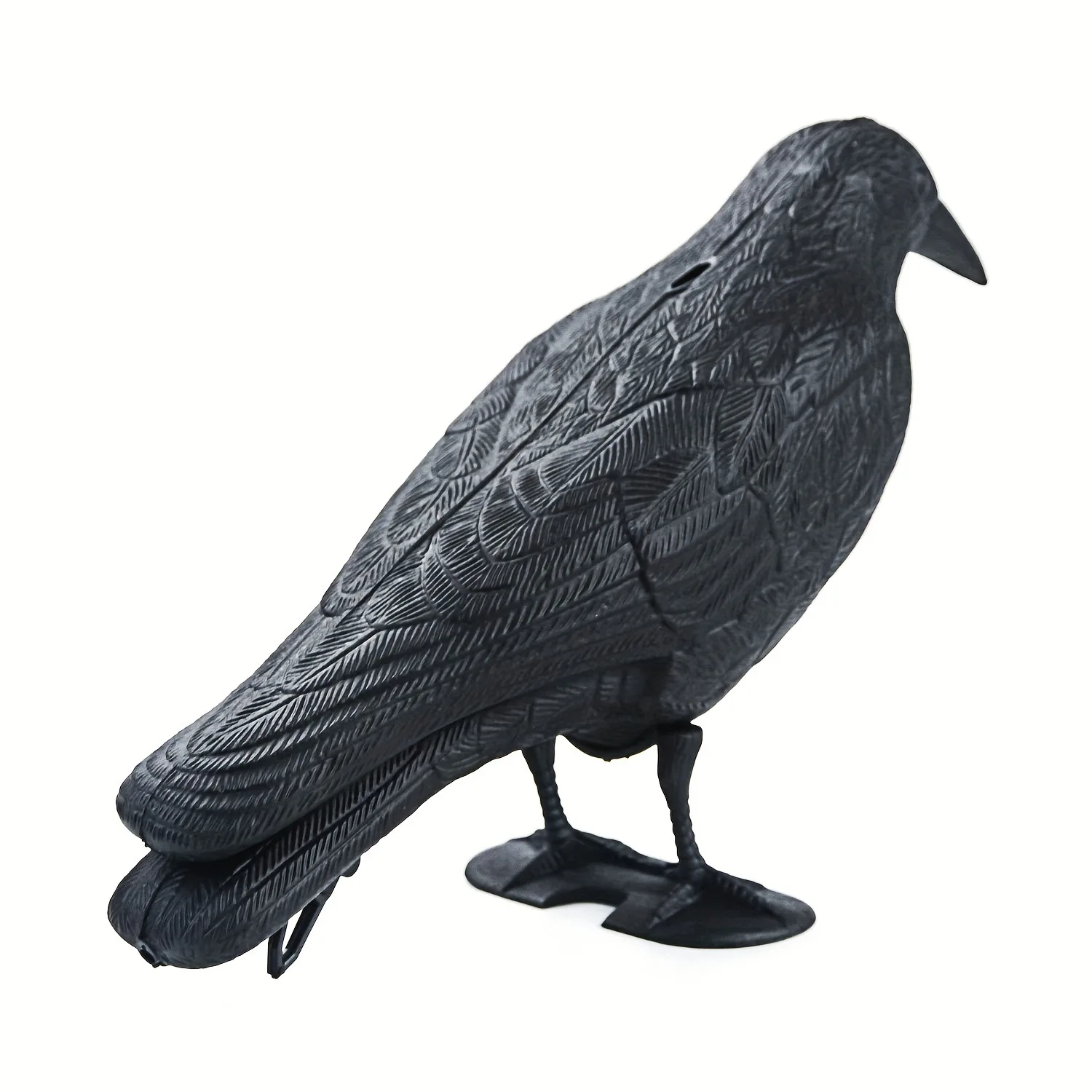 1pc Crow Decoracion Simulation Black Crow Raven Bird Repellent Pest Control Pigeon Repellent Garden Decoration Outdoor Sculpture