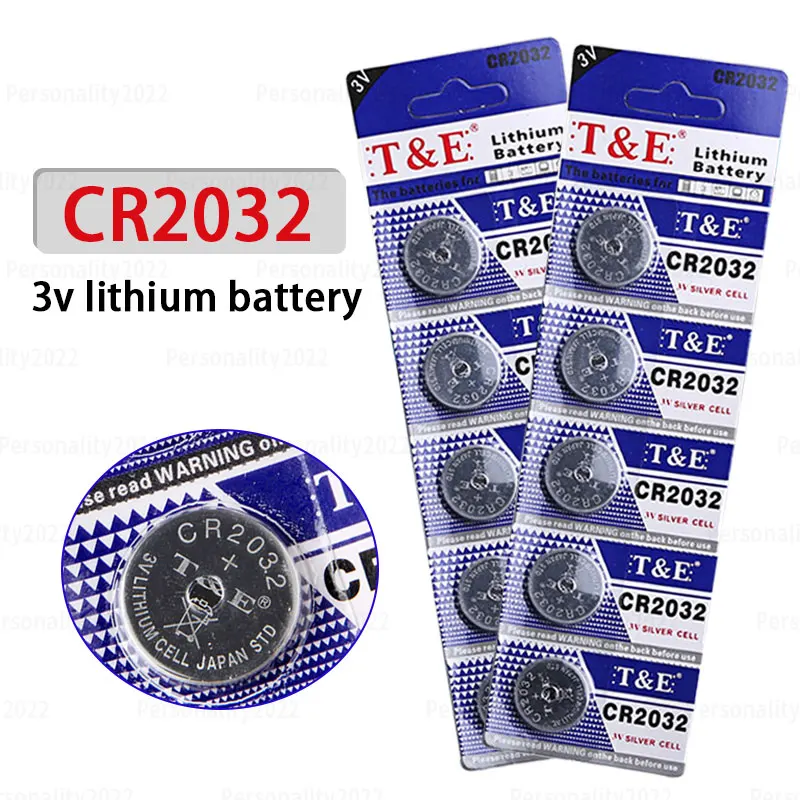 5-50Pcs CR2032 3v Lithium Battery DL2032 ECR2032 2032 Button Coin Cell for Car Keys Smart Door Lock Switch Watch Controller