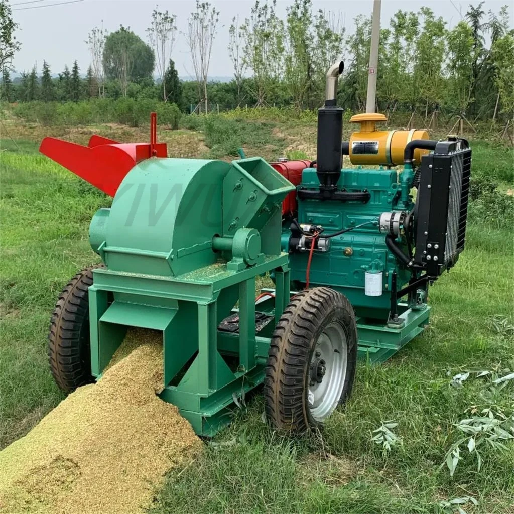 High Efficiency Wood Log Crushing Machine Agricultural Wood Shaving Machine Sawdust Process Equipment For Forestry Waste Crush