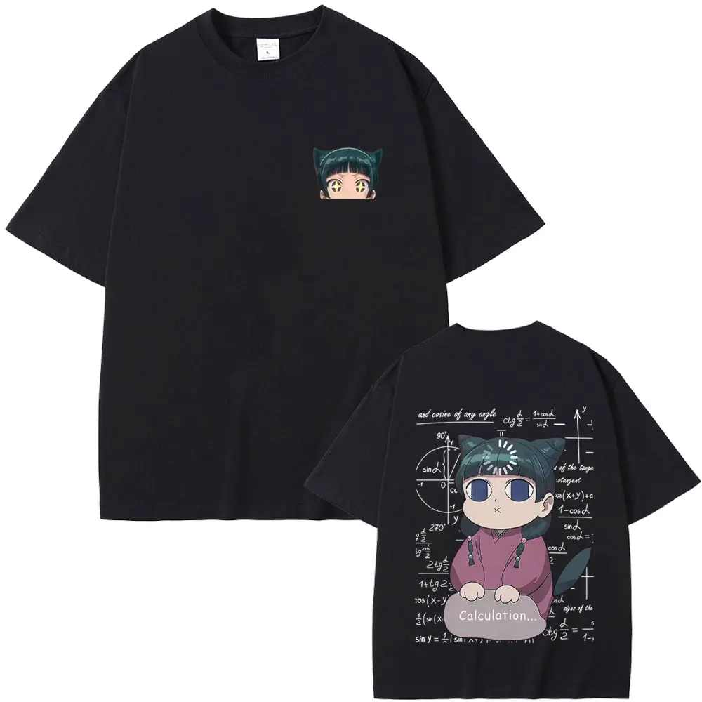 

Anime The Apothecary Diaries Maomao Print T-shirt Men Women Casual Vintage Streetwear Male Fashion Oversized Soft Cotton Tshirt