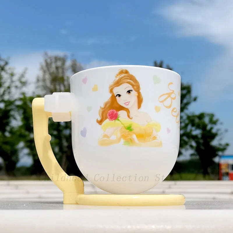 Disney Princess Beauty and the Beast Belle Frozen Elsa Cinderella The Little Mermaid Ariel Action Figure Toy Washing Cup Gifts