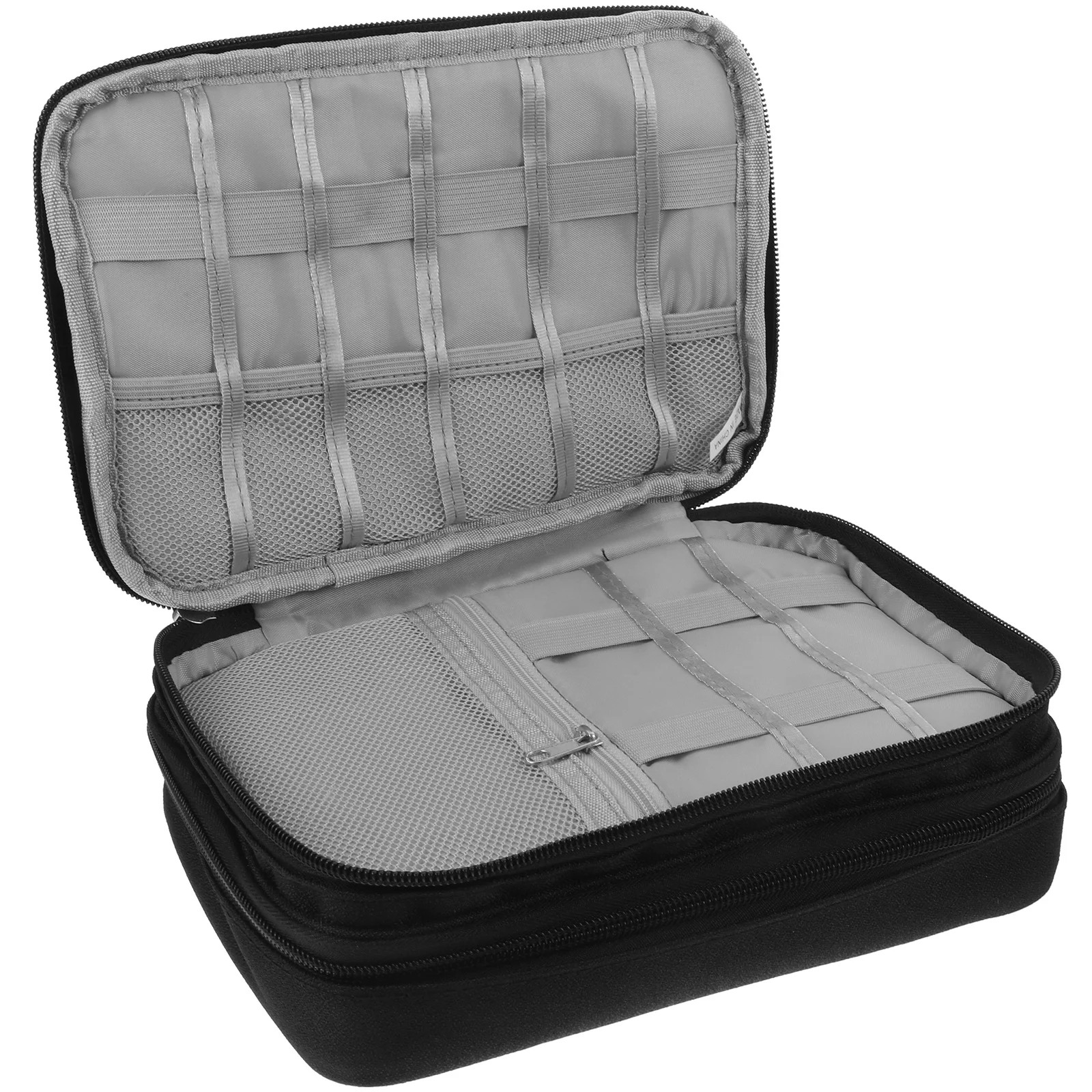 

Large Capacity Electronic Organizer Compact Travel Pouch for Data Cables Power Bank Flash Disk Headphone Mouse Digital Devices