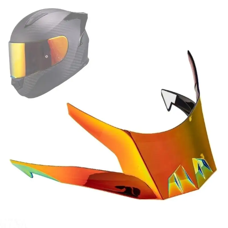 

G7NA Motorcycle Helmets Tail Wing for FF801 Enhancing Riding Experience Reduced Noise