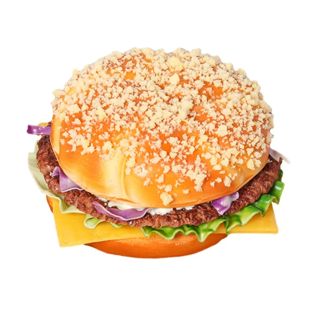 

DIY Craft Shop Burger Model Simulated Burger Children's Toy Refrigerator Magnet Role-playing Games High Quality