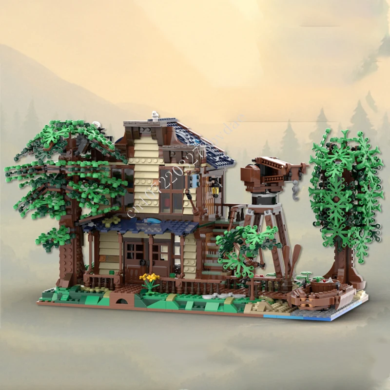 

2162 шт., головоломка MOC на день рождения, креативный праздник, StreetView, архитектура, игрушка на день рождения, сборка, Рождественский подарок для детей в возрасте