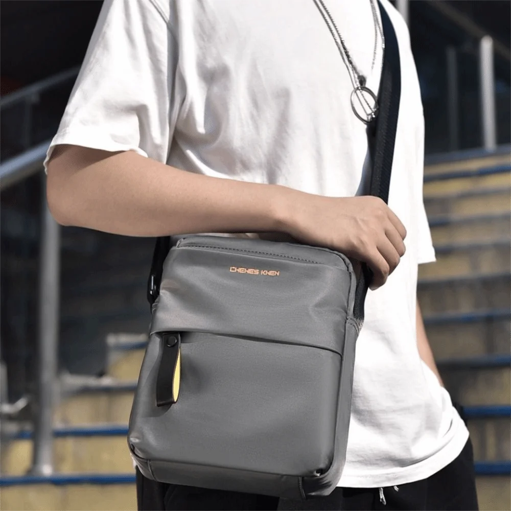 Tasche leggere con cerniera Zaino a tracolla da uomo Borsa a tracolla durevole impermeabile Borsa a tracolla Oxford Casual