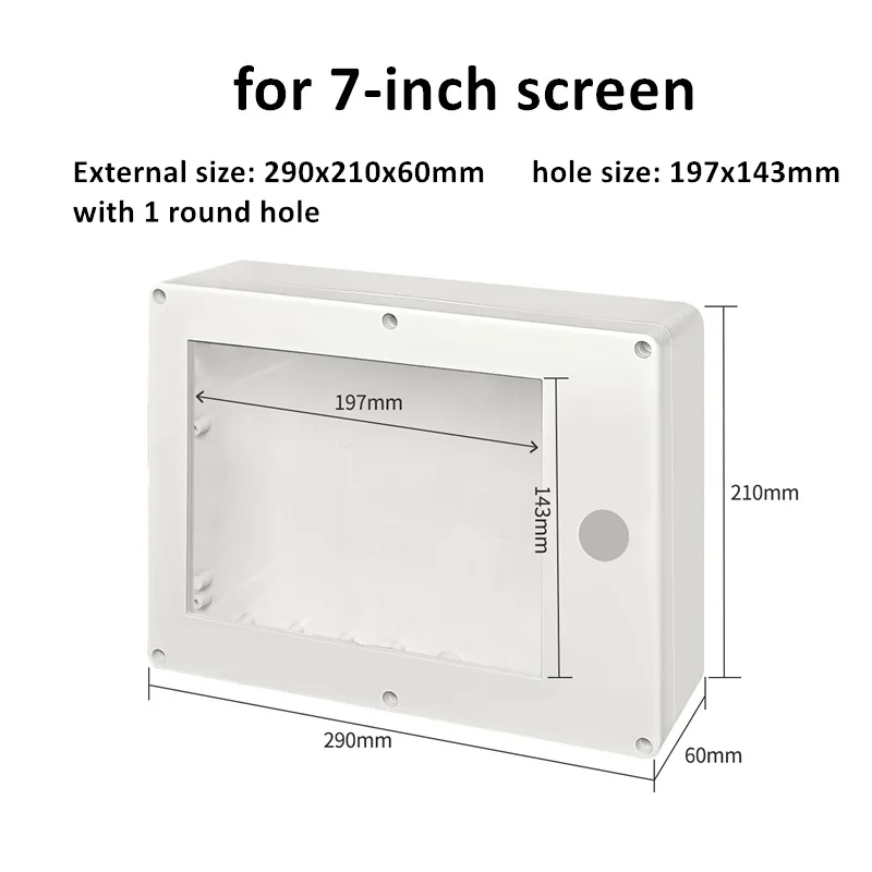 Aangepaste touchscreen-installatie Elektrische schakelkast 7/10,5 inch PLC Mens-machine-interface voor industrieel gebruik