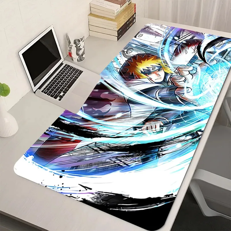 لوحة ماوس للكمبيوتر المحمول N-Naruto Minato N-Namikaze أنيمي ماوس مكتب لوحة المفاتيح لينة حصيرة مكتبية المطاط ماوس حصيرة الألعاب PC السجاد البساط