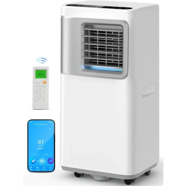 

Portable Air Conditioners 16,00,0BTU, 5-in-1 Portable AC Units for Large Room 800 Sq.ft with Wifi App Remote Control Cooling
