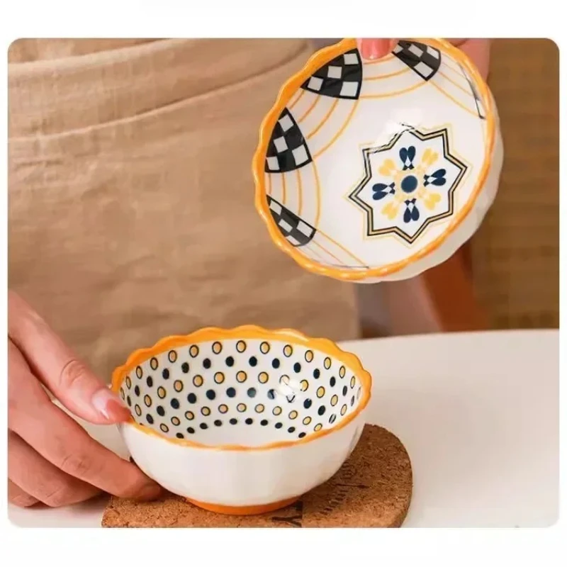 

Light Luxury Ceramic Soy Sauce Dish Vinegar Bowl Snack Dish Plate Simple Style High Appearance Level Samll Bowl