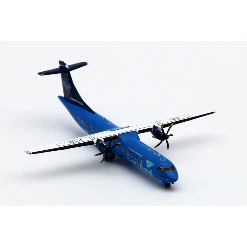 1:400 Acale Diecast Alloy Plane LH4258 Tudo AZUL Airlines ATR72-500 Aircraft Model PP-PTU Gifts Collection Display Toys Gifts