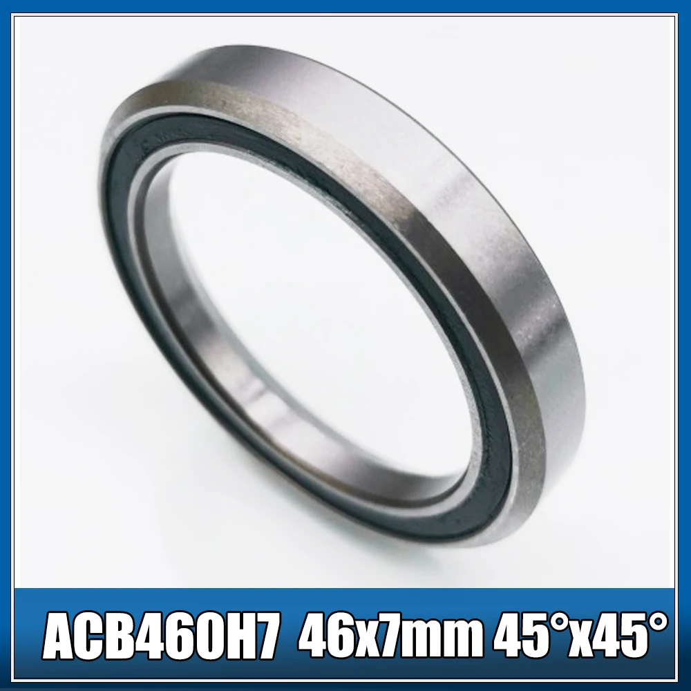 Bike Headset Bearings ACB460H7 34.1*46*7 mm 45/45 1PC ACB Road MTB Angular Contact Bicycle Stainless Bearing ACB460H7