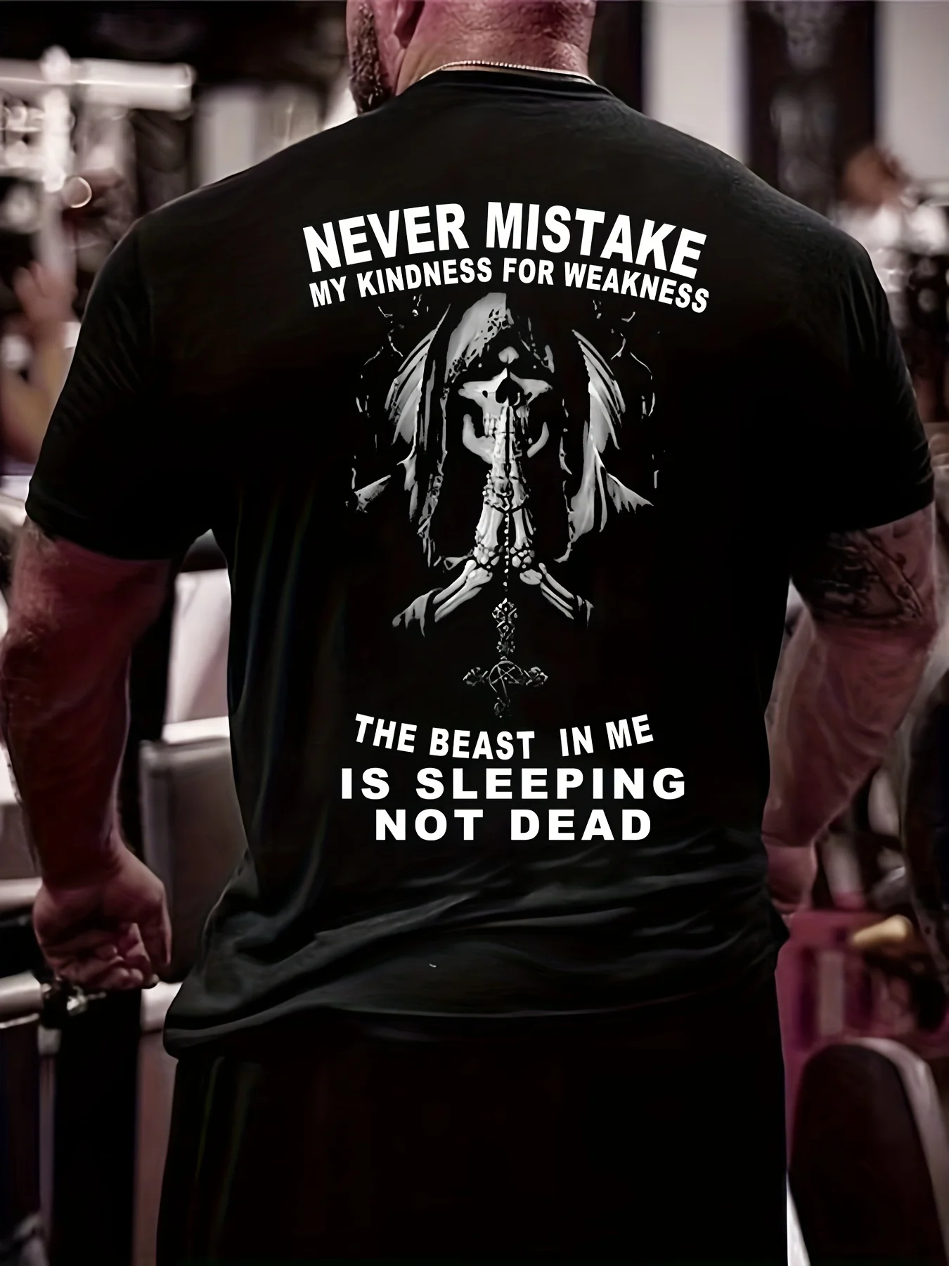 Men Apos;s T-Shirt Hammer Skull Graphic Short Sleeve Men's T-shirts for Summer Unisex All-Season