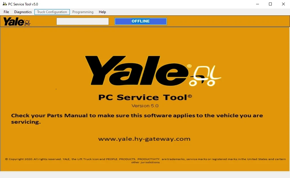 

2023 For Yale and Hyster PC Service Tool 5.1 Diagnostic Software+Unlock KeyGen