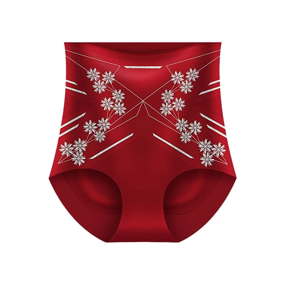 

High Waist Postpartum Body Shaper Shapewear Girdle Panties Slimming Shapers Tummy Control Underwear Waist Trainer Floral Briefs