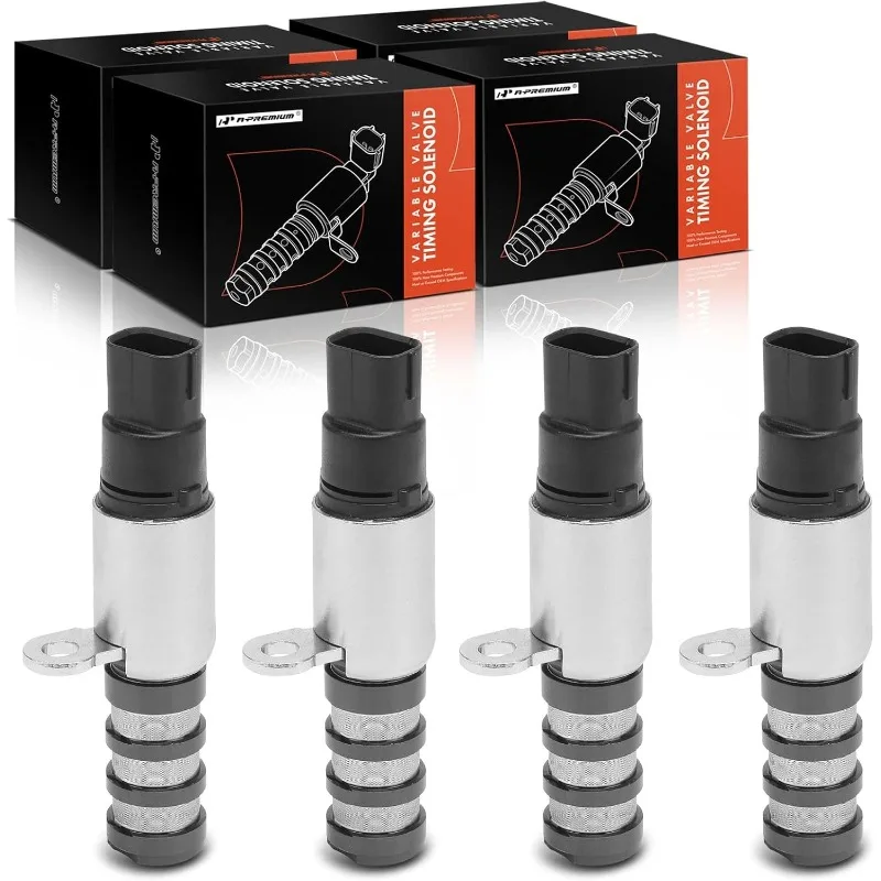 

A-Premium 4-PC Engine Variable Valve Timing (VVT) Solenoid Compatible with Ford F-150 F150 2017-2020, Expedition 2018-2023, Must