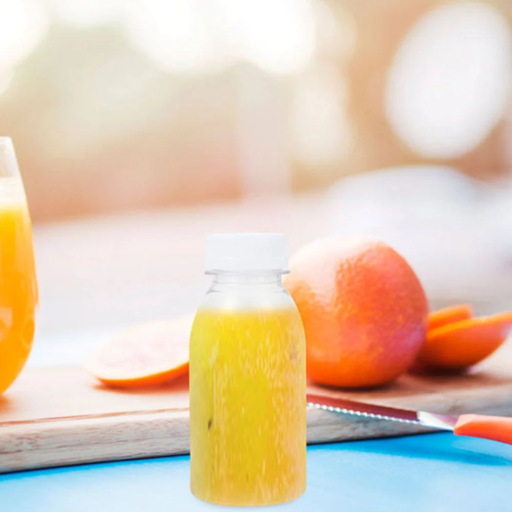 

10Pcs 100ml Transparent Milk Bottles Durable Drink Containers for Office Workers Students Portable Reusable Milk Breakfast Cup