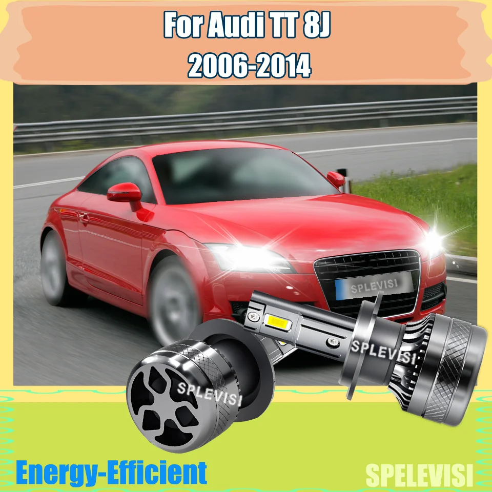 

H7/477 LED Headlight Bulbs 200W Plug &Play Car Lamp 6000K CSP 3570 Chips For Audi TT 8J 2006 2008 2009 2010 2011 2012 2013 2014