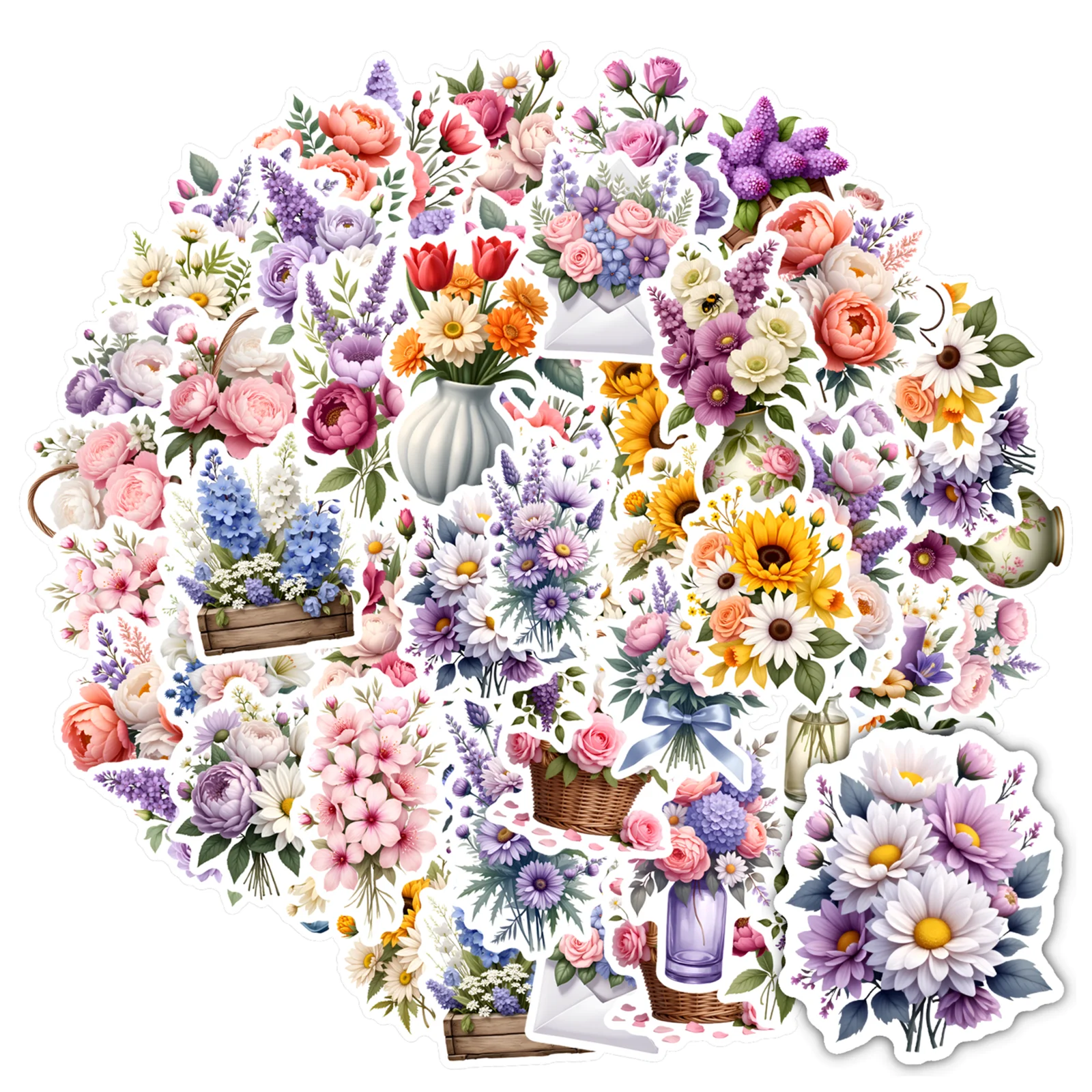 

35 шт.-50 шт. милые романтические наклейки романтическая природа ПВХ наклейка природа наклейки для гитары ноутбука шлем скейтборд ноутбук DIY