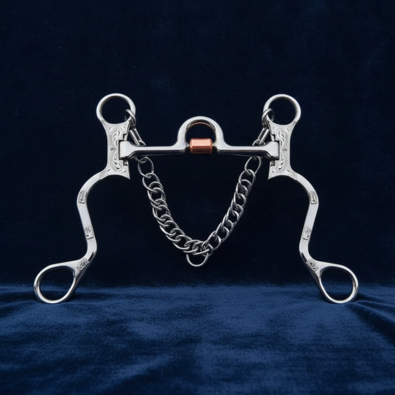 mors-western-avec-chaine-de-bridage-mors-pour-cheval-resistant-a-la-corrosion-avec-rouleau-en-cuivre-durable-et-robuste-pour-cavaliers
