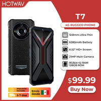 HOTWAV T7 Rugged Smartphone Ultra Thin 6.52'' HD+ Display 21MP Rear Camera MobilePhone 6280mAh Battery Android 13 Cellphone