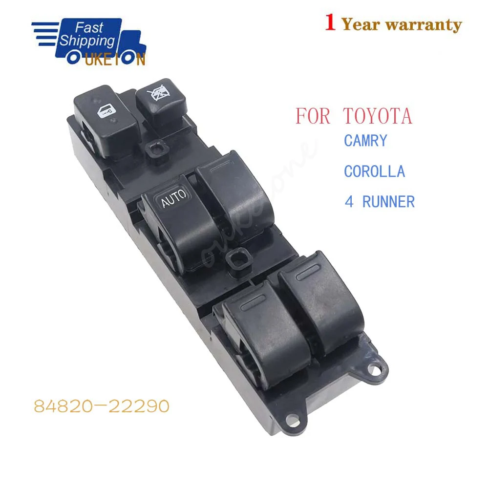 

For 1991-1996 Toyota Camry Corolla 4 Runne Electric Power Master Window Control Switch 14Pins 84820-22290 Car Accessories