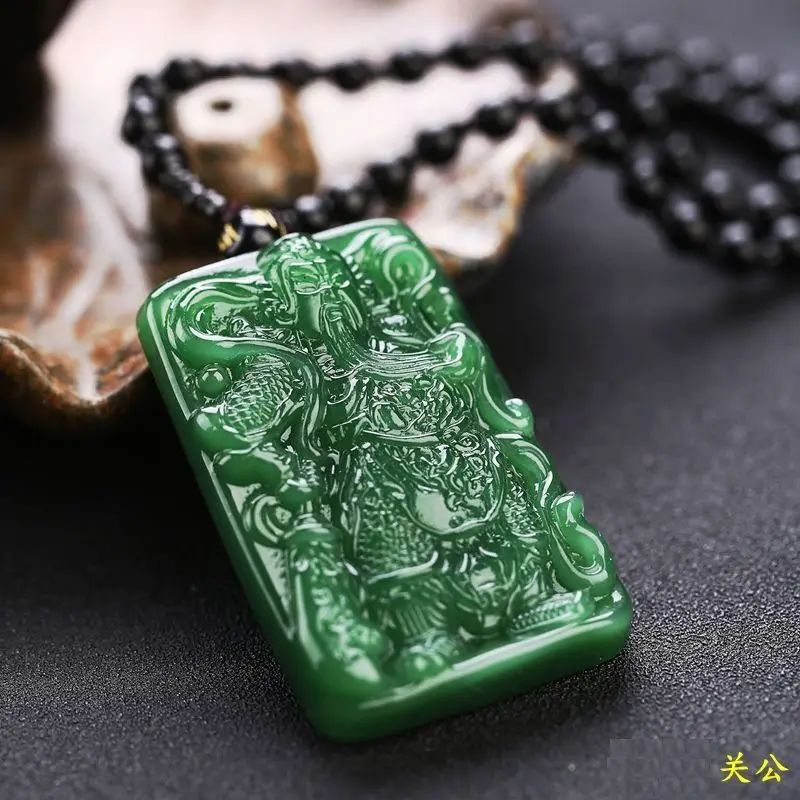 

UMQ Domineering Guan Gong Wu God of Wealth Necklace Amulet Lucky Pixiu Pendant Clothes Woolen Chain Men's and Women's Jewelry