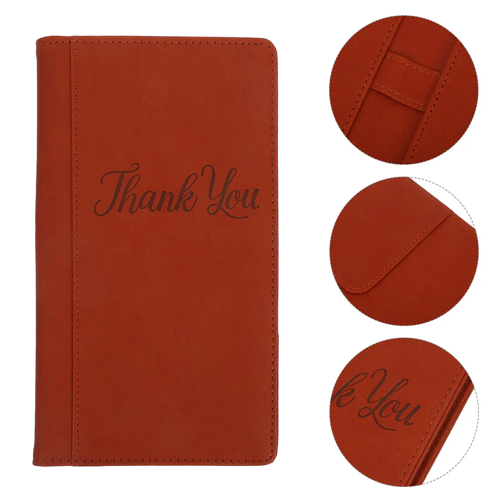 

Подставка для счетов из ПУ-кожи для ресторанов, кафе, баров, аксессуар для официантов, элегантный минималистичный дизайн