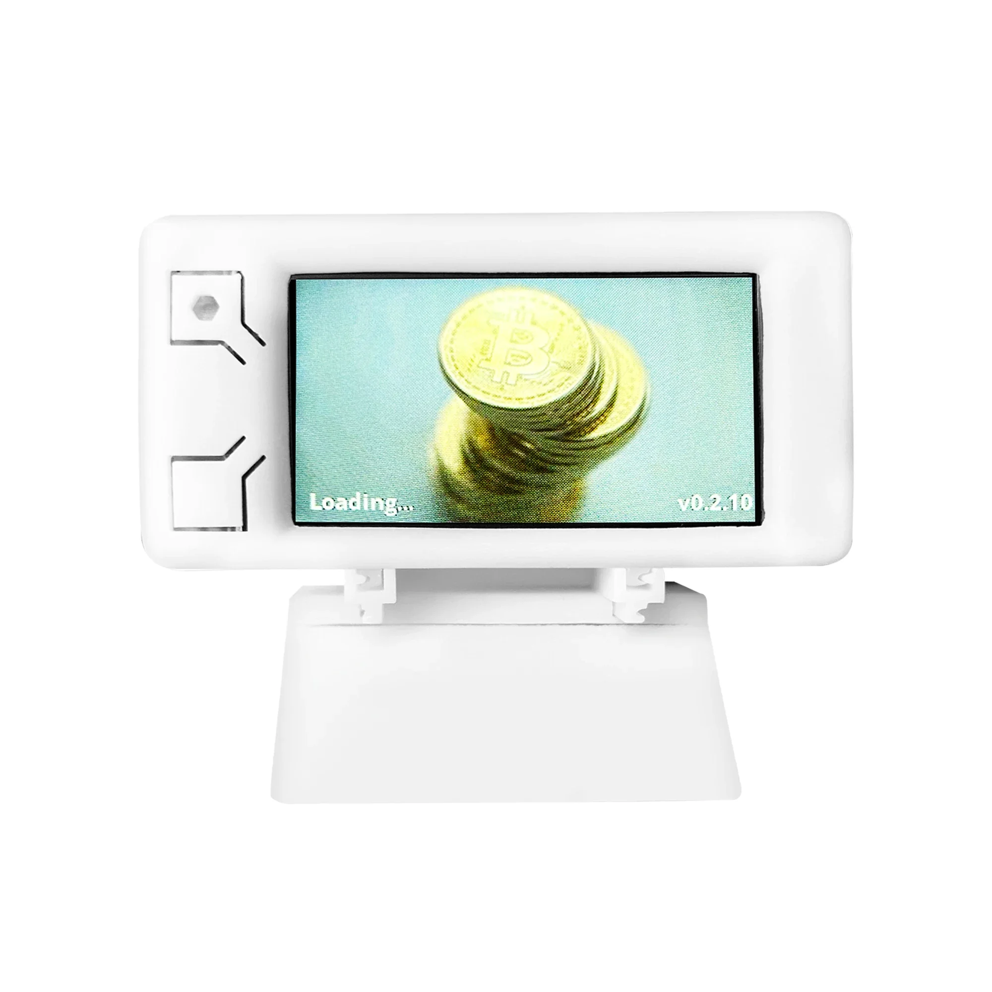 NMMiner Win BTC Crypto Solo Lottery Nerd Miner V2 307KH/s ESP32 Heltec Vision Master T190 com conexão WiFi BLE de concha branca