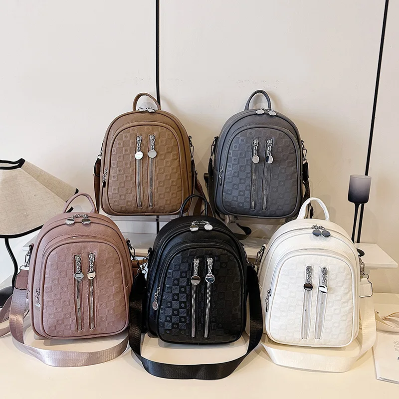 

2025 New Soft Travel Bag Women Lightweight Shoulder Crossbody Minimalist Fashion Backpack