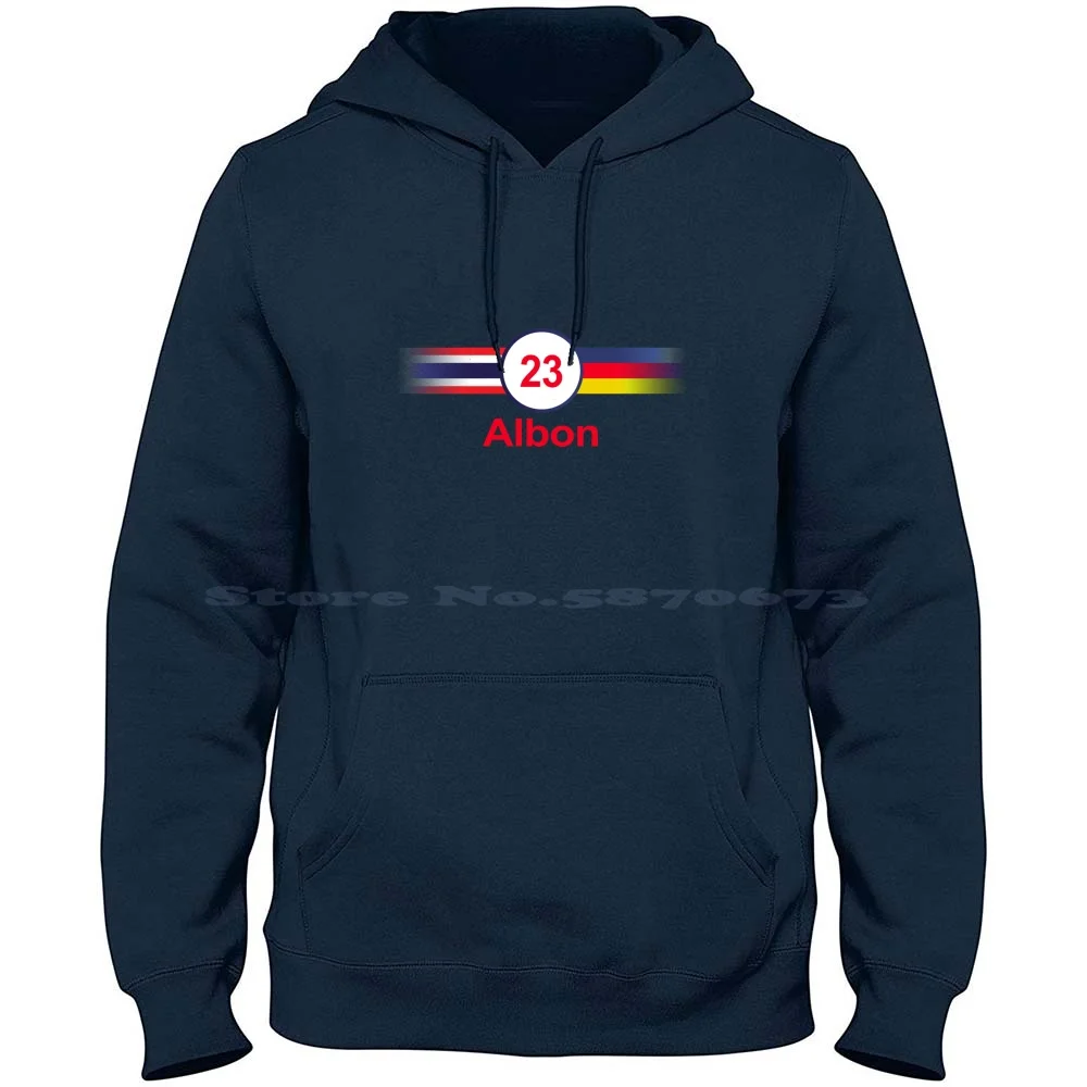 Driver Alexander Albon 23 Design 100% Cotton Hoodie Racing Rb15 2019 Alexander Albon Twentythree Thailand British