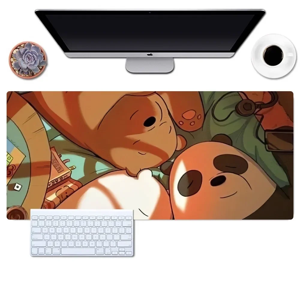 

B-BARE-Funny-B-BEARS-Cartoon Gaming Office Desk Pads Large For Computer Non-slip Lockedge Mouse Pad