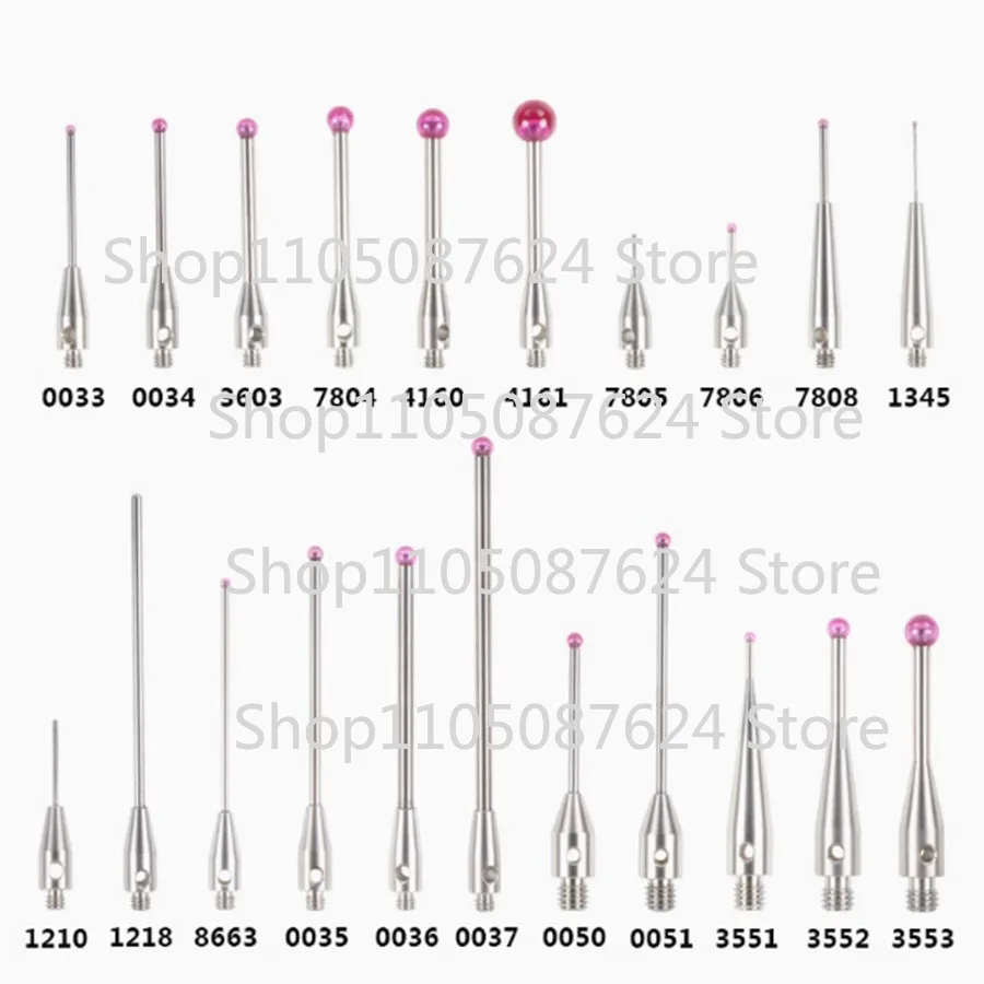 M2M3 Renishaw Coordinate Measuring Needle Ruby Measuring Needle 0.5/1.0/1.5/2.0/3.0 CNC Machine Tool Accessories