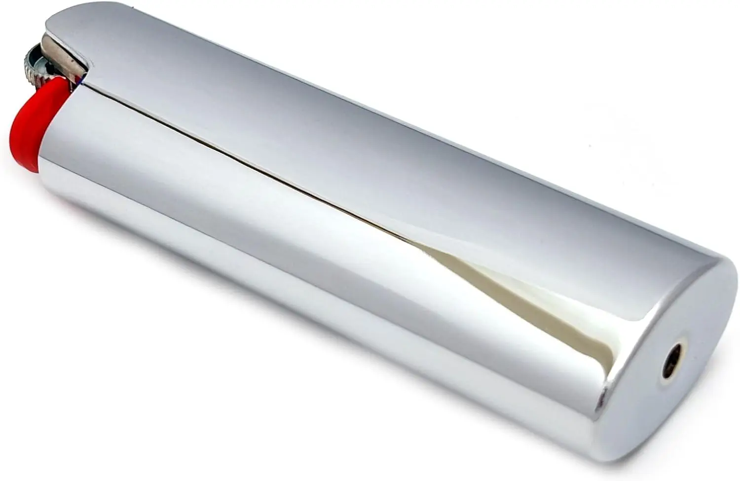 

Зеркальный серебристый металлический чехол для классических зажигалок полноразмерного размера, идея для подарка своими руками