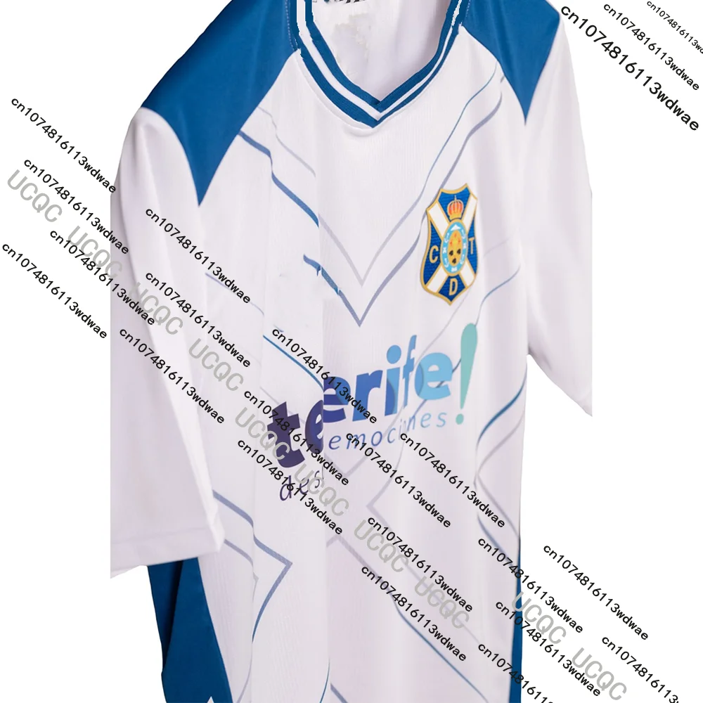 25-26 Venta caliente España fútbol Tenerife Jersey camiseta de los hombres de secado rápido 3D transpirable niños nuevo partido de entrenamiento camisetas especiales