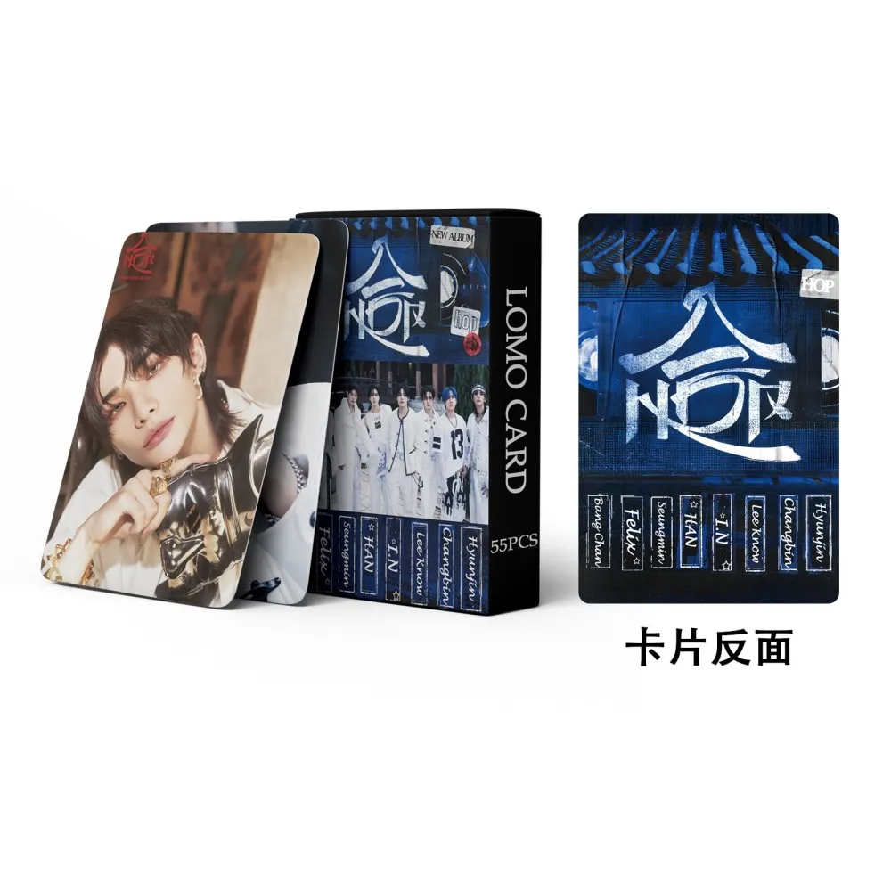 

Хит продаж: 55 фото-карт Stray Kids HOP Felix, коллекционные карточки K-pop, LOMO-карточки, skzoo