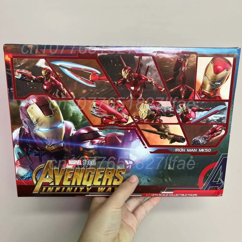 The Avengers Infinity War Iron Man Ironman MK50 And Mk50 Weapon Accessory Set MK85 Action Figure Model Toys Gift For Friends